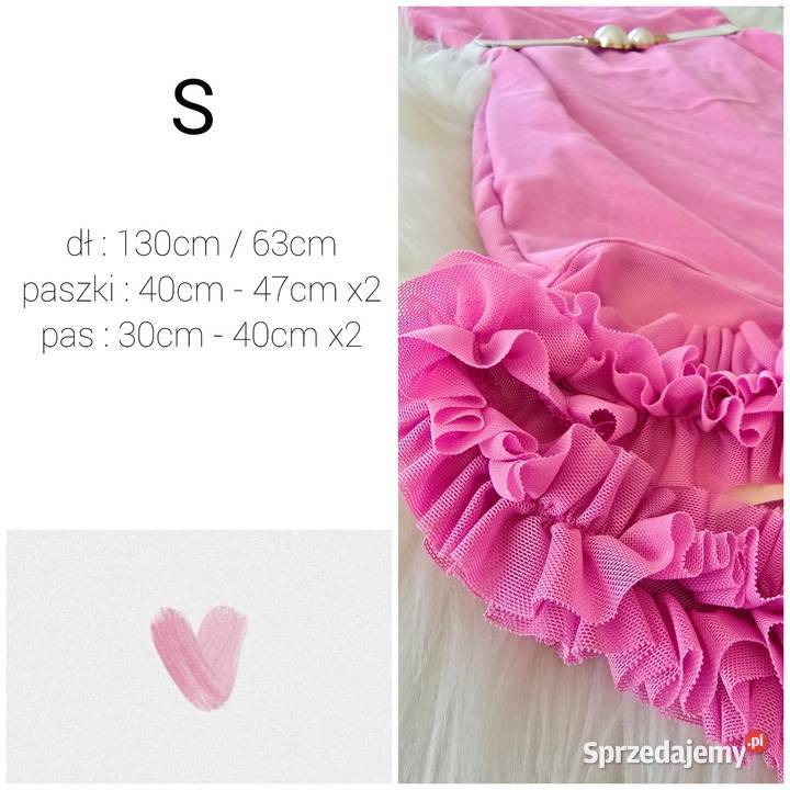 Sukienka koktajlowa asymetryczna maxi z Rybnik sprzedam