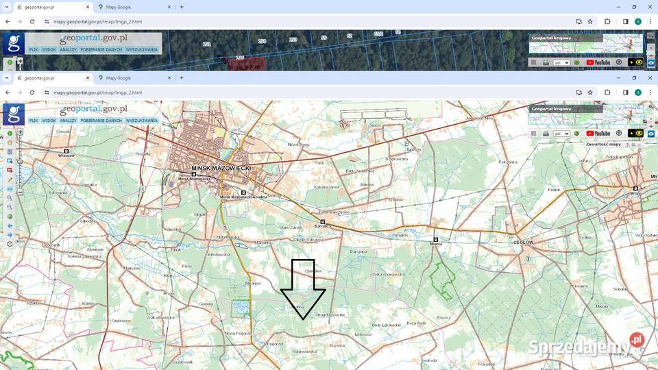 Działka 5000m2 leśna Siennica 13zł/m2 Strugi Krzywickie