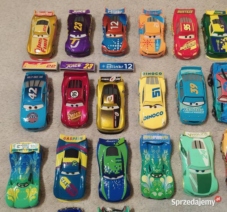 Disney Pixar Cars Auta 64 sztuki Gdańsk sprzedam