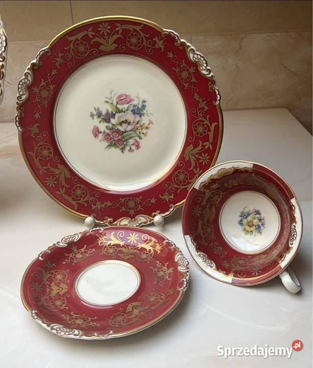 Wielka Patera Koningl pn Tettau Import Znana pomorskie Gdańsk