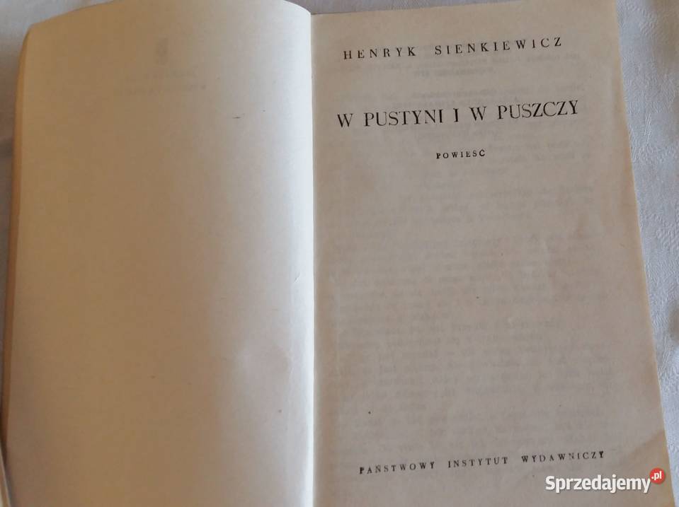 W pustyni i w puszczy Henryk Sienkiewicz Łódź