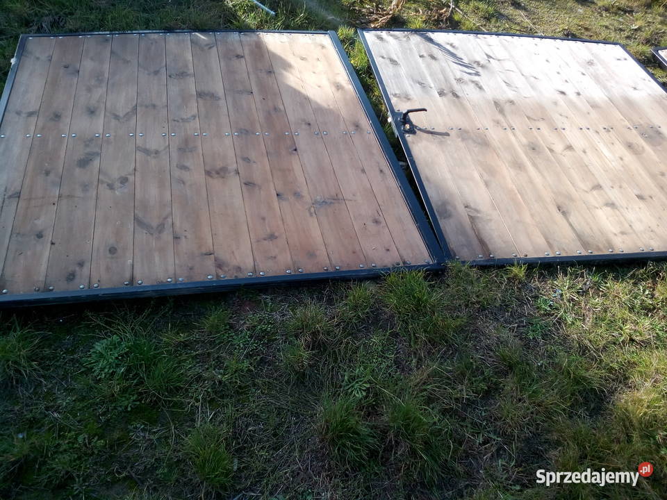 Drewniana brama furtka przęsła 9 metrów Kąty Wrocławskie