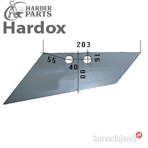 Lemiesz przedpłużka HARDOX 667004 części do Suwałki
