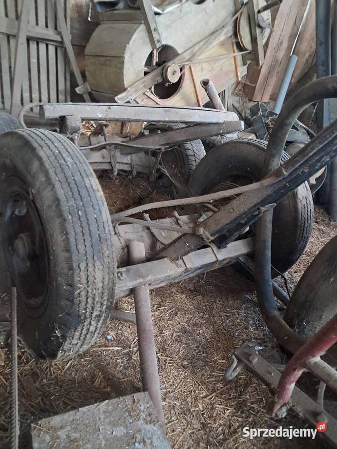 Wóz konny do traktora z dyszlem Przyczepy rolnicze lubelskie Krężnica Jara