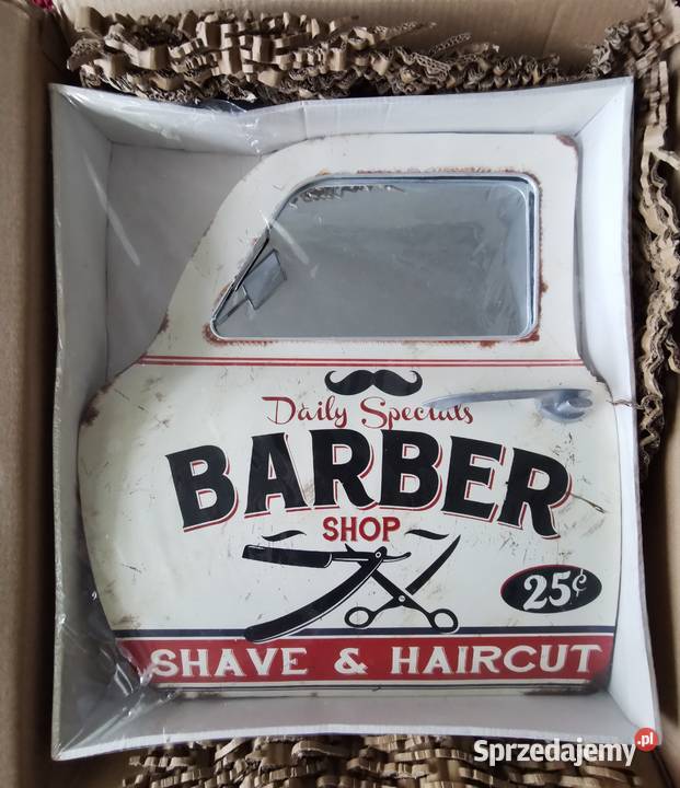 Barber Shop Salon Fryzjerski Piękna Dekoracja Łask