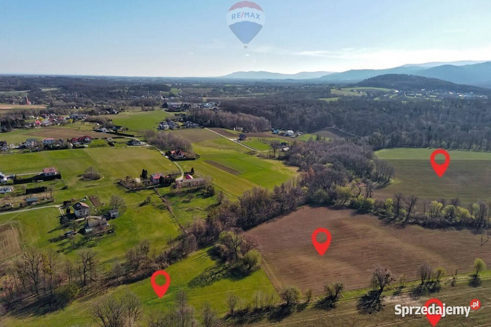 Działka inwestycyjna w Beskidach 265 ha Pogórze