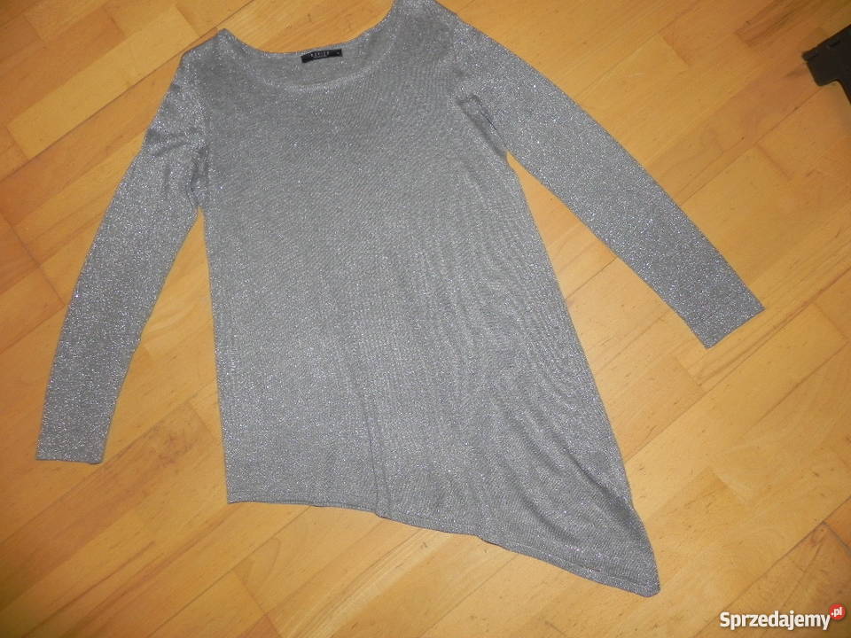 MOHITO srebrna tunika bluzka asymetryczna ML wielkopolskie Leszno