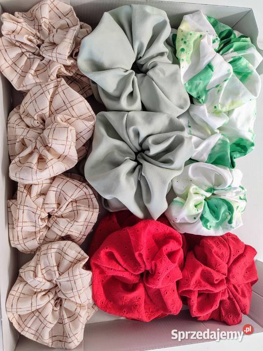 Gumki scrunchie Ozdoby pomorskie Lipnica