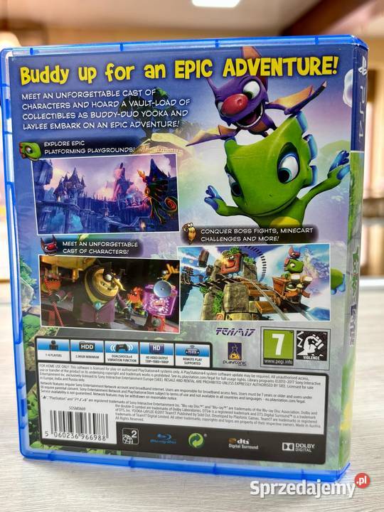 Gra YookaLaylee Sony PlayStation 4 4 dla dzieci Elbląg
