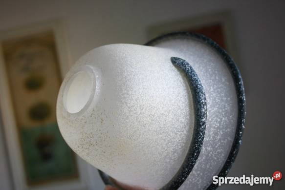 Piękny szklany matowiony klosz do lampy kinkietu wielkopolskie Poznań