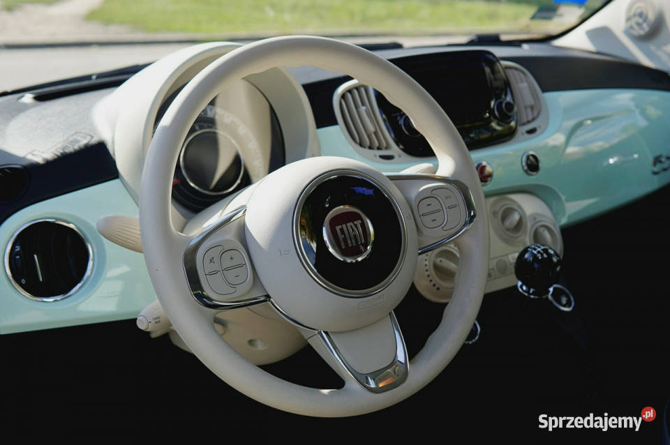 Fiat 500 salon Polska seria 4 piękny kolor 12 światła do jazdy dziennej Warszawa