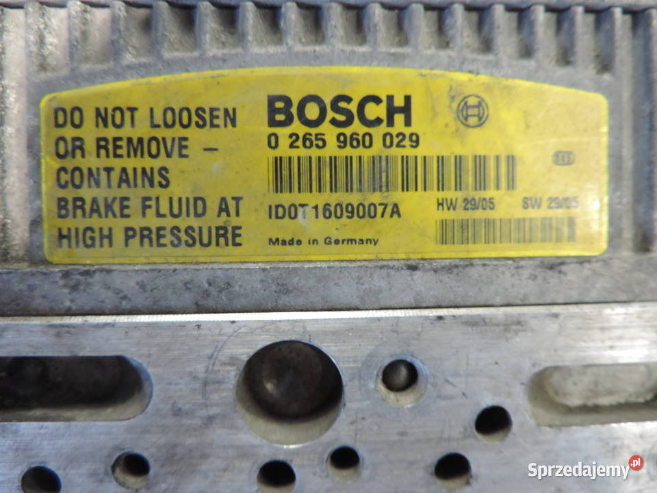 POMPA ABS SBC MERCEDES E KLASA W211 0265960029 osobowe Nowy Sącz