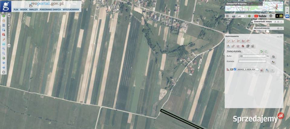 Działka Wzdół Kolonia Bodzentyn 30 Kielc 6100m2 Wzdół-Kolonia