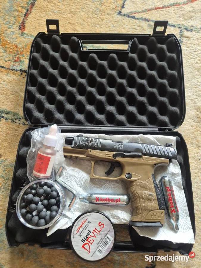 Pistolet Walther t4e kule gumowe Sporty strzeleckie i myślistwo Częstochowa sprzedam
