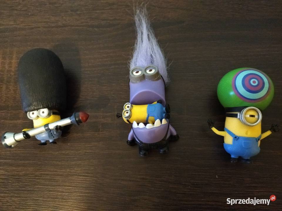 Minionki figurki mało spotykane Wrocław