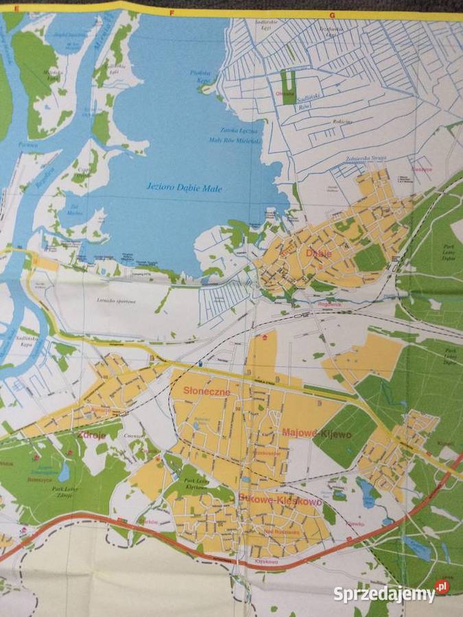 206 Plan Szczecina Z Lewobrzeżem Antykwariat Antykwariat sprzedam