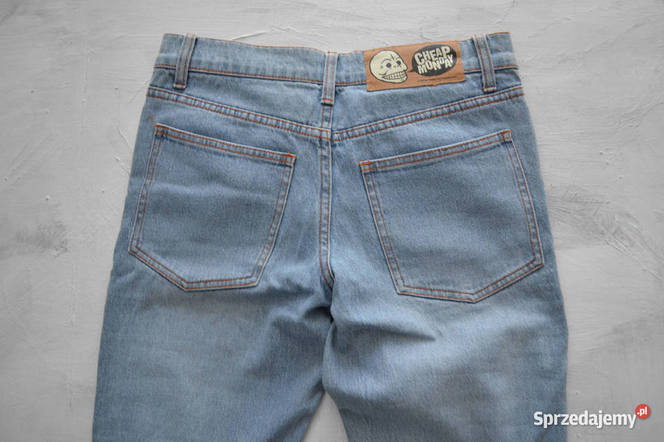 jasne jeansy Cheap Monday stright spodnie sprzedam
