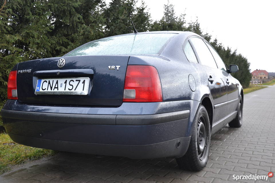 VOLKSWAGEN PASSAT B5 18 20V LPG lakier metallic wielkopolskie Białośliwie