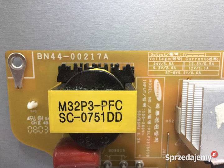 Zasilacz BN4400217A do TV Samsung LE37A457C1D Rzeszów sprzedam
