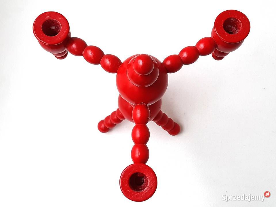 Stary drewniany świecznik Świecznik Świąteczny Łódź sprzedam