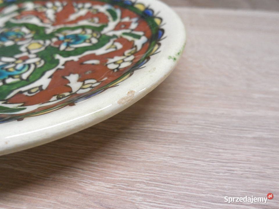 Ceramiczny talerz Włochy Raszków