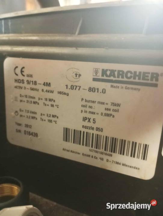 Myjka ciśnieniowa Karcher HDS 9184M dolnośląskie
