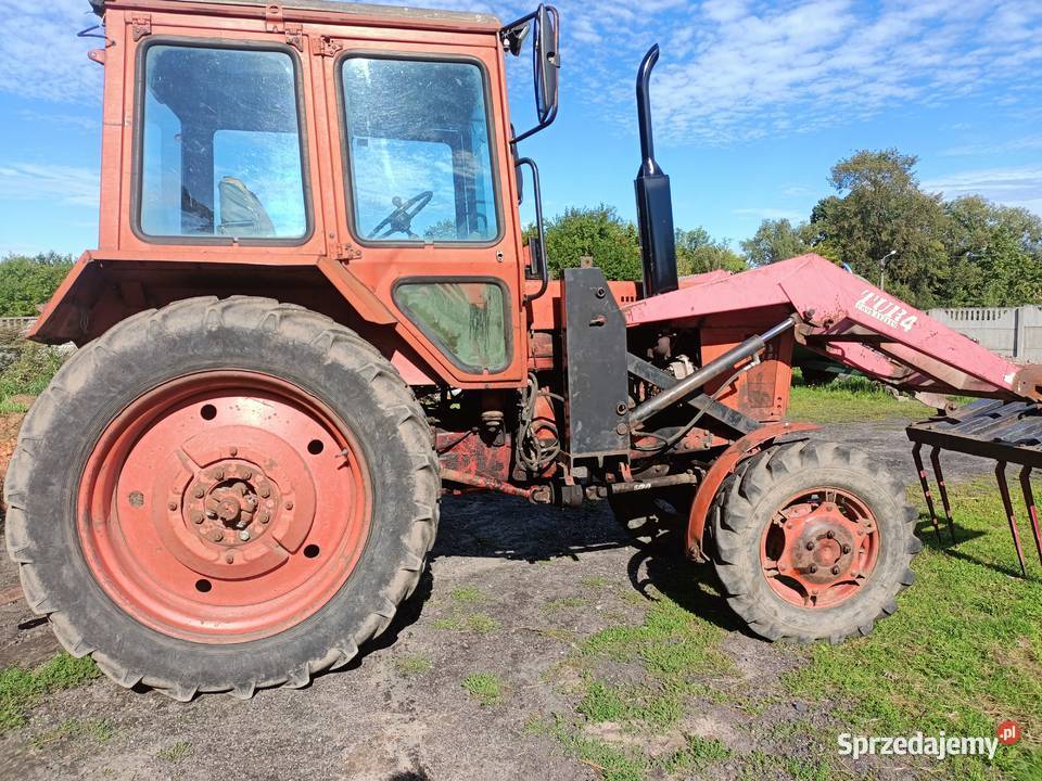 Mtz 82 z ładowaczem czołowym zarejestrowany Górki Duże