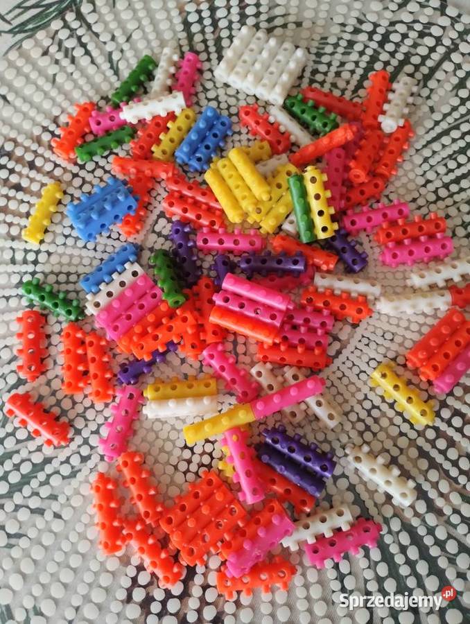 PRL klocki konstrukcyjne lata 80 Multikolor 5 lat+ Klocki Łódź