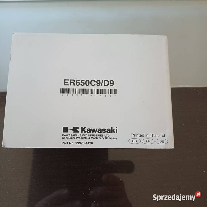 Instrukcja obslugi Kawasaki er6 1gen 20062008 zachodniopomorskie