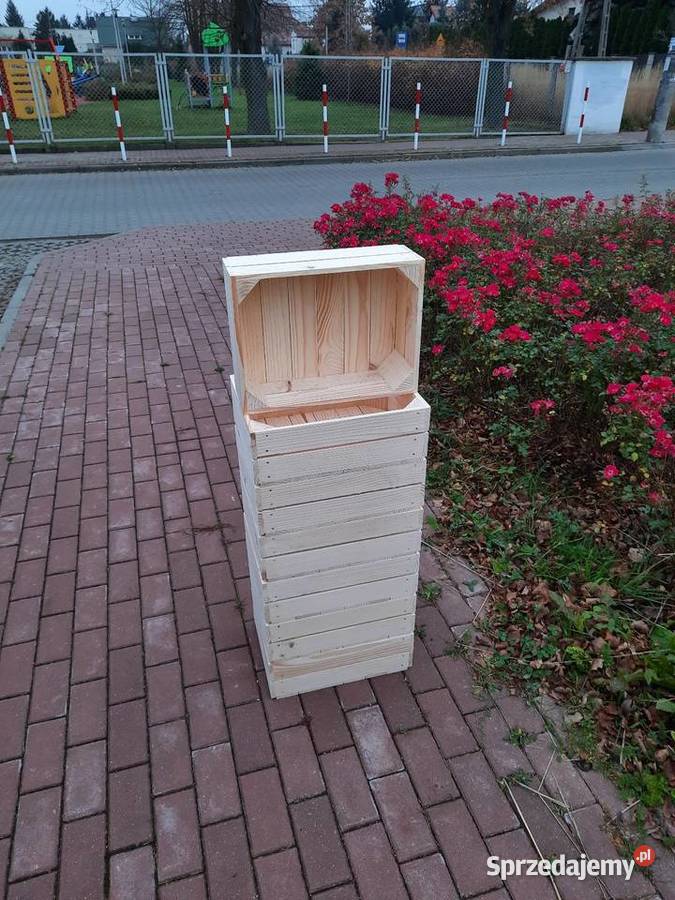 skrzynka drewniana NUMER6 niska 4030135 mazowieckie