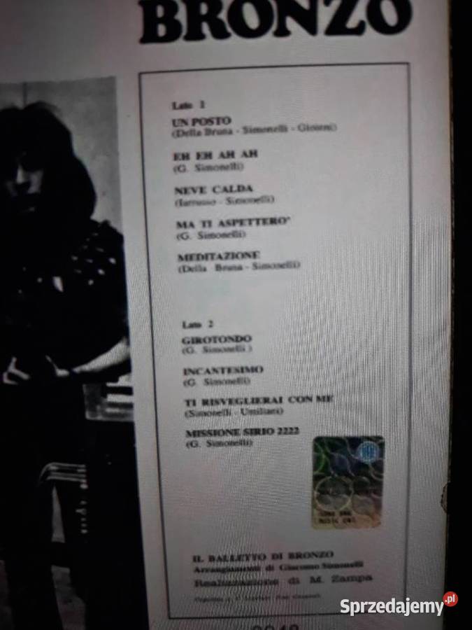 Perełka włoskiego Prog Rocka BALLOTTO Di BRONZO Rzeszów