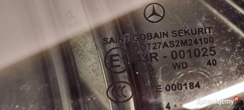 MERCEDES SL R230 PODNOŚNIK SZYBA PRAWY TYŁ Mechanizmy opuszczania szyb dolnośląskie
