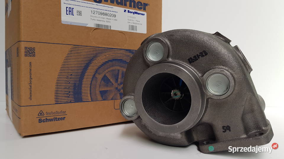 Nowa turbosprężarka BorgWarner KKK 12709880209 Siedlce sprzedam
