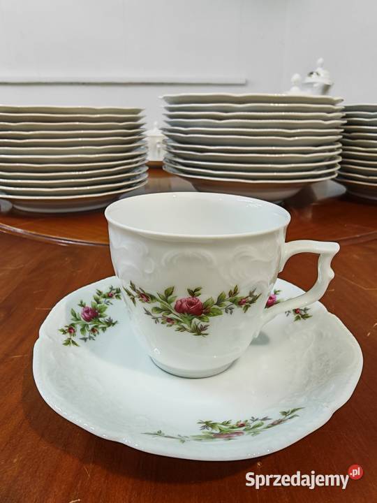 Porcelana Rosenthal sanssouci rose obiad kawa 12 Sandomierz