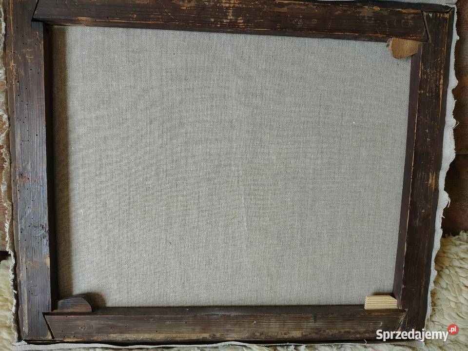 Barokowy obraz olejny Krowy Kartuzy