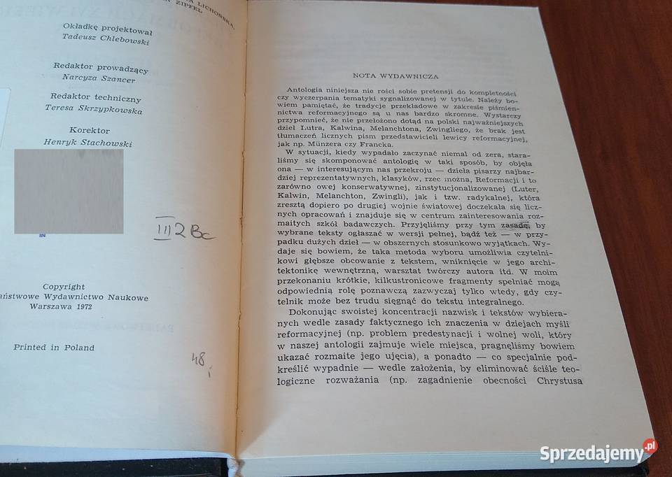 Myśl filozoficznoreligijna reformacji XVI wieku Gdańsk