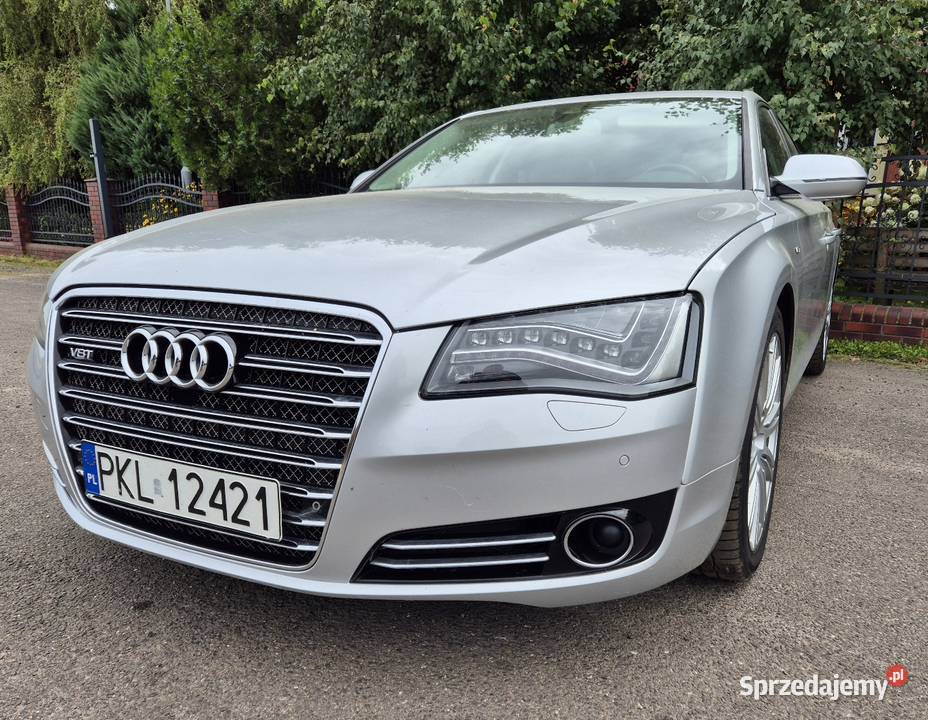 Audi A8 V8 D4 Ogrzewanie postojowe TV monitory Night Vision hak 4x4