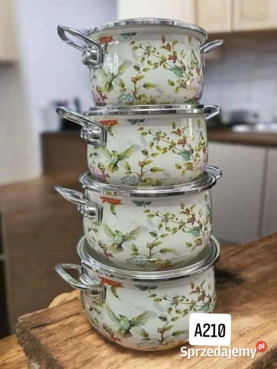 Komplet garnków Bukówka sprzedam