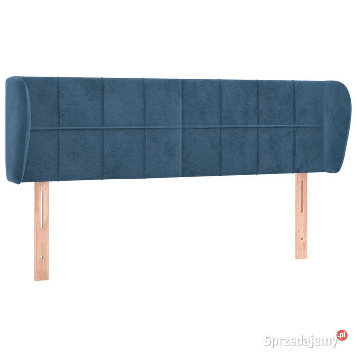 Zagłówek uszak ciemnoniebieski 147x23x7888 sprzedam