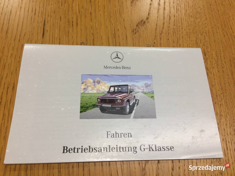 Mercedes G300TD G320 G500 instrukcja obsługi Warszawa sprzedam