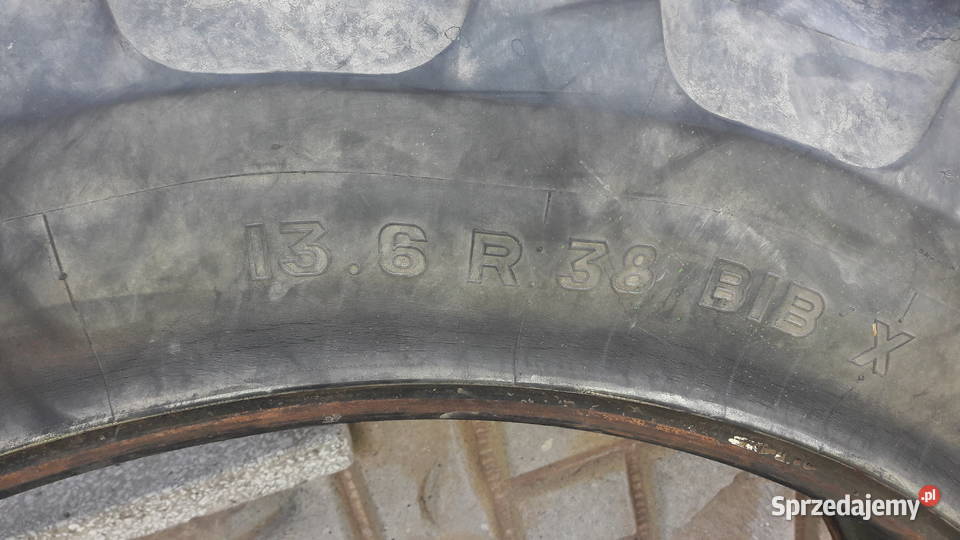 Sprzedam oponę 136 r38 Opony rolnicze