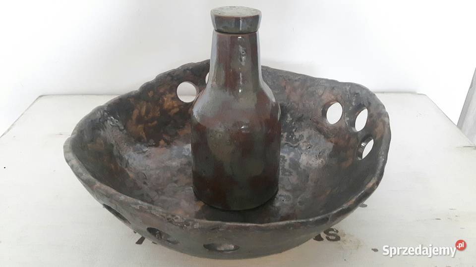 Zestaw naczyń ceramicznych ręcznie wykonanych Otwock sprzedam