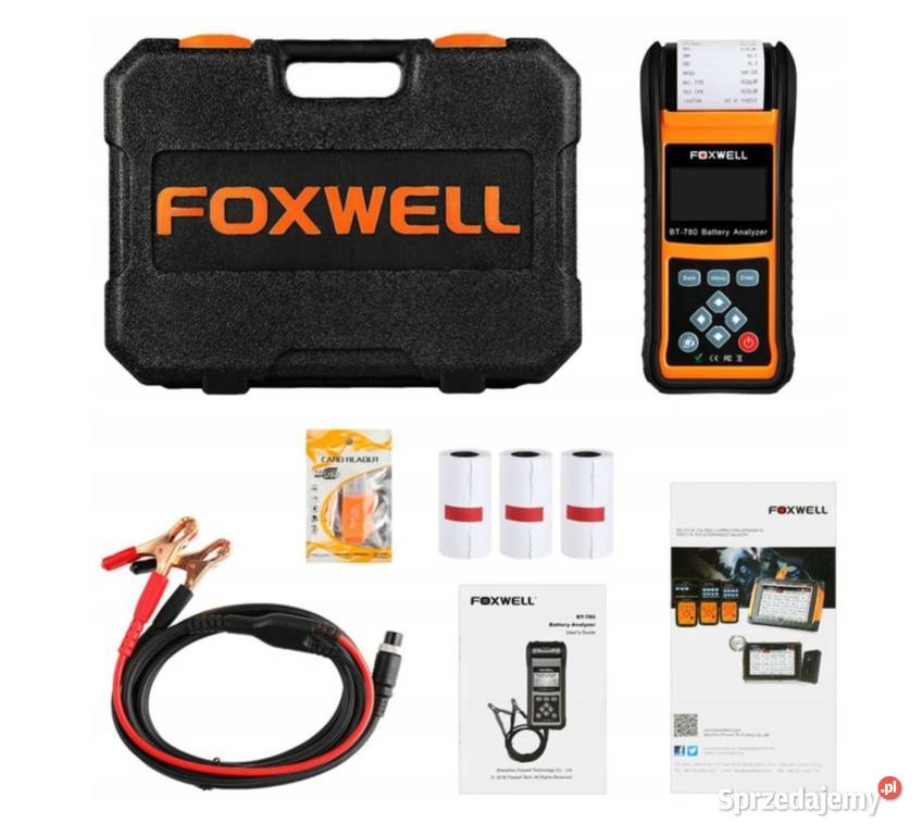 FOXWELL BT 780 Tester akumulatorów Ekran LCD lubuskie sprzedam