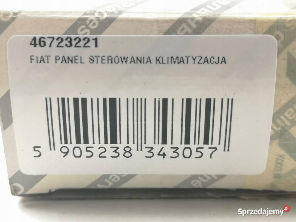 RAMKA STEROWANIA NAWIEWEM FIAT DOBLO 20002009 osobowe lubelskie
