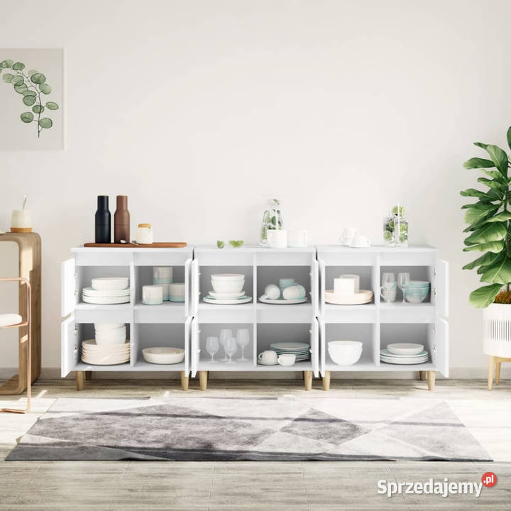 Komody 3 białe 60x35x70 materiał drewnopochodny Warszawa