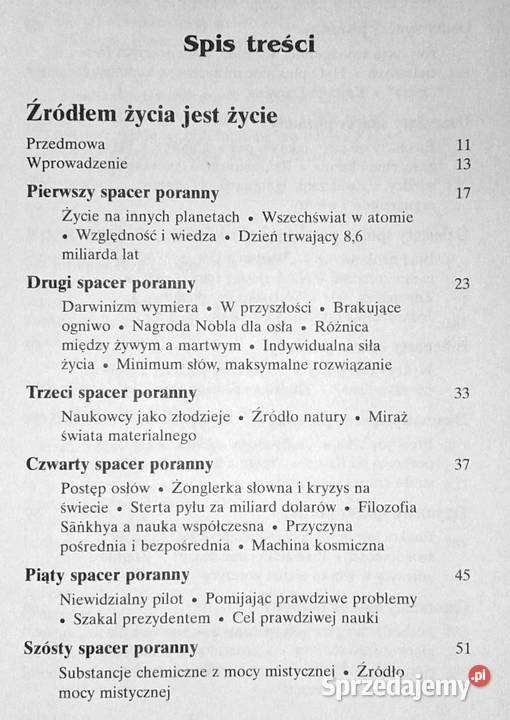 Źródłem życia jest życie Sri Srimad AC Chełm