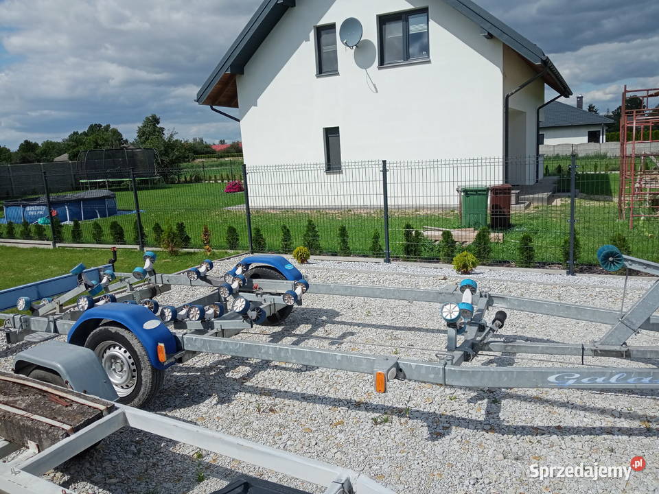 Przyczepa podłodziowa DMC 1350 2016 Hobby łódzkie Sieradz sprzedam