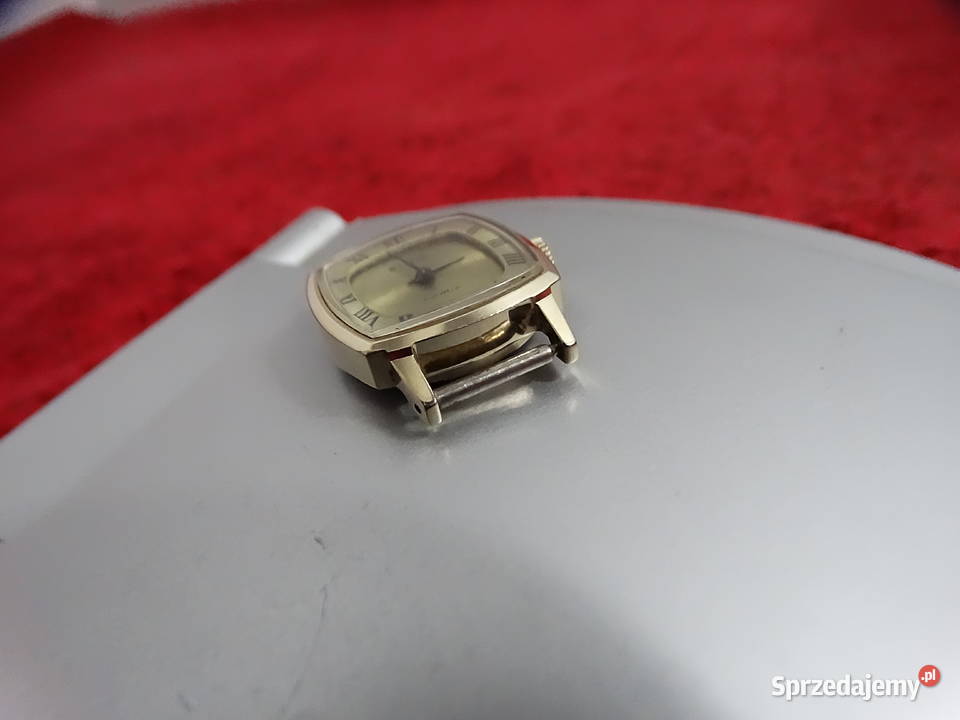 Elegancka Vintage SLAVA 17 Jewels Pozłacana AU5 lubelskie Biłgoraj