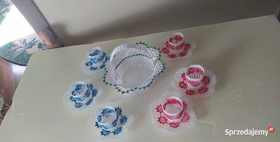 ozdoby szydełkowe gwiazdki aniołki