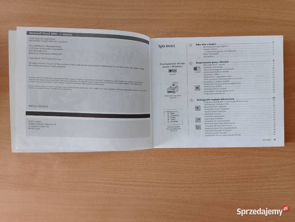 Książka MICROSOFT WORD 2000 z marszu komputer informatyka, internet Złotniki sprzedam